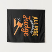 Advocaat Allemaal Opstaan Daar Komt De Rechter Wandkleed (Voorkant (horizontaal))