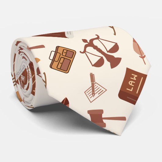 Advocaat Beroep Papa Stropdas (Opgerold)