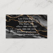 Advocaat bij Advocaat Black Agaat Visitekaartje (Achterkant)