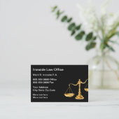 advocaat bij de Kantoor van Classy Law Visitekaartje (Staand voorkant)