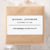 Advocaat bij de minimalistische klassieke Pro Etiket (Insitu)