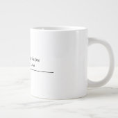 Advocaat bij de minimalistische klassieke Pro Grote Koffiekop (Rechts)