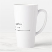 Advocaat bij de minimalistische klassieke Pro Latte Mok (Rechts)