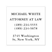 Advocaat bij de minimalistische professional zelfinktende stempel (Design)