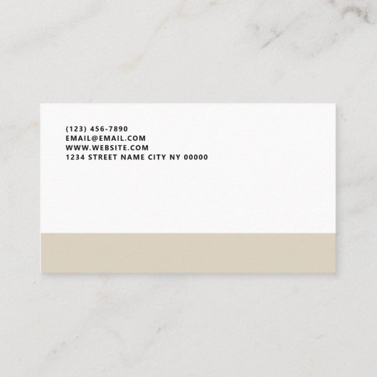 Advocaat bij de Wet Modern Visitekaartje (Achterkant)