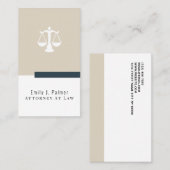 Advocaat bij de Wet Modern Visitekaartje (Voorkant / Achterkant)