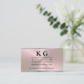 Advocaat bij de Wet Roos Gold Visitekaartje (Staand voorkant)