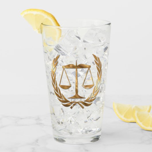 Advocaat bij Law Gold Glas (Voorkant ijs)