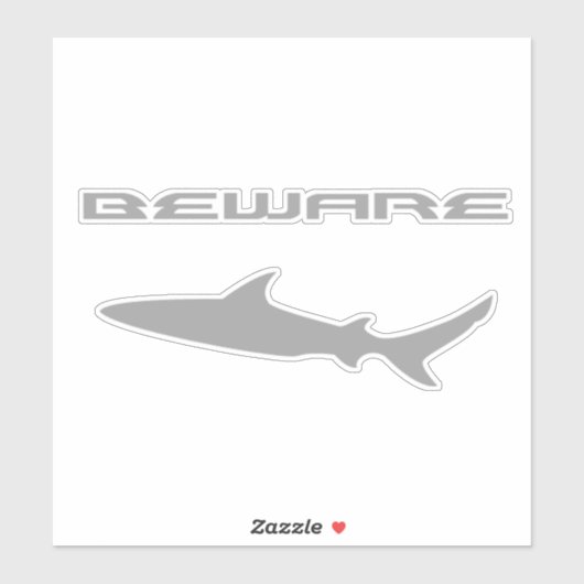 Advocaat bij Law Shark Sticker (Vel)