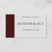 Advocaat bij Law Visitekaartje (Voorkant)