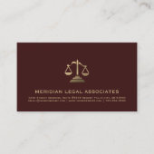 Advocaat bij Law Visitekaartjes (Voorkant)