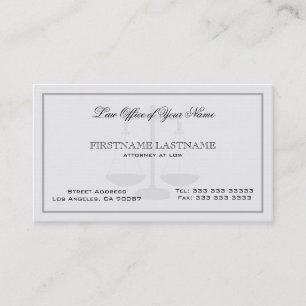 Advocaat bij Law White Linnen Texture Visitekaartje