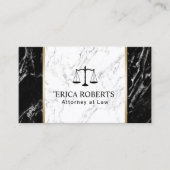 Advocaat bij wet Elegant Marble Professional Visitekaartje (Voorkant)