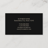 Advocaat bij Wet Modern Gold Scale Visitekaartje (Achterkant)