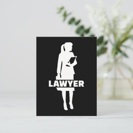 Advocaat Briefkaart (Staand voorkant)