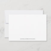 Advocaat Briefkaart Formeel Professioneel (Achterkant)