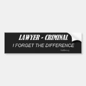 Advocaat Bumpersticker (Voorkant)