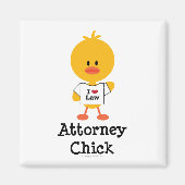 Advocaat Chick Magnet (Voorkant)