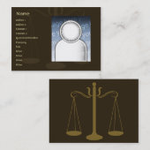 Advocaat - Chubby Visitekaartje (Voorkant / Achterkant)