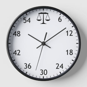 Advocaat Clock - for Attorney Barrister Solicitor
