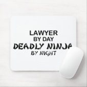 Advocaat Deadly Ninja bij nacht Muismat (Met muis)