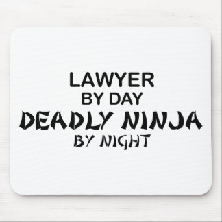 Advocaat Deadly Ninja bij nacht Muismat
