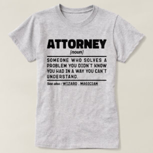 Advocaat Definitie Professionele Werknemer Cool T-shirt