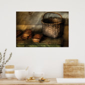 Advocaat - een mand en wat boeken poster (Keuken)