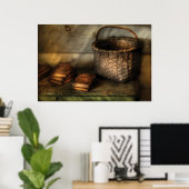Advocaat - een mand en wat boeken poster (Thuiskantoor)