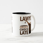 Advocaat (Funny) Gift Tweekleurige Koffiemok (Voorkant rechts)