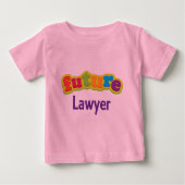Advocaat (Future) Baby Baby T-Shirt (Voorkant)