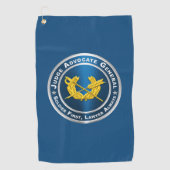 Advocaat-generaal JAG Golfhanddoek (Voorkant)