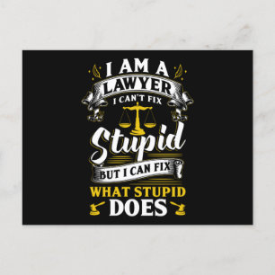 Advocaat Gezegde Briefkaart