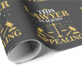 Advocaat Gift Law School Afstuderen New Attorney Cadeaupapier (Rol Hoek)