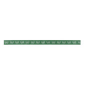 Advocaat Gifts Green Satin Ribbon Satijnen Lint (Voorkant)