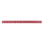 Advocaat Gifts Red Satin Ribbon Satijnen Lint (Voorkant)