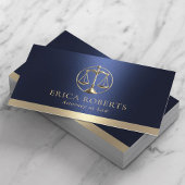 Advocaat Gold Justice Scale Logo Marine Blauw Advo Visitekaartje