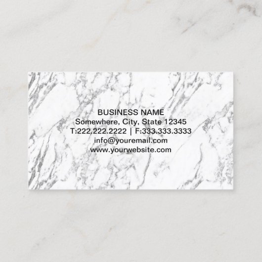 Advocaat Gold Scale Modern Marble Texture Visitekaartje (Achterkant)