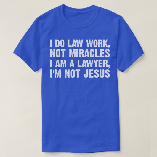 Advocaat Grappige uitspraken T-shirt (Design voorkant)
