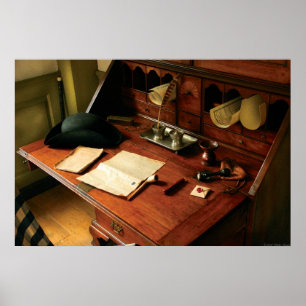 Advocaat - Het bureau van een heer Poster