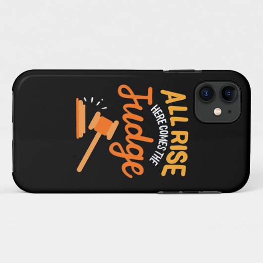 Advocaat hier komt de rechter aan Case-Mate iPhone case (Achterkant (horizontaal))