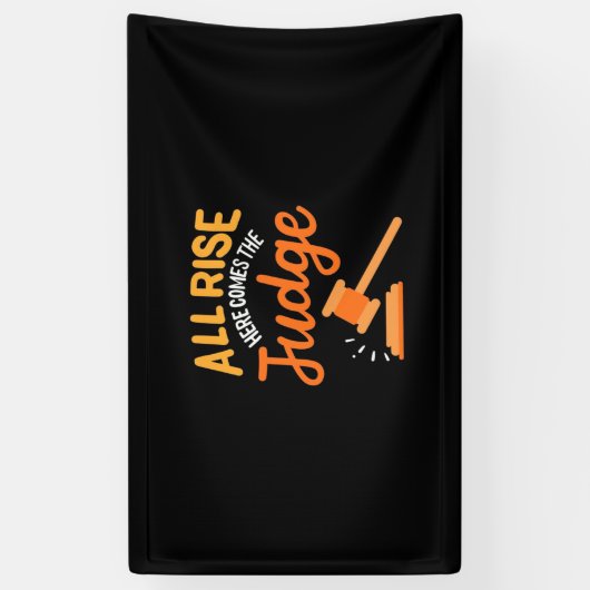 Advocaat hier komt de rechter aan spandoek (Verticaal)