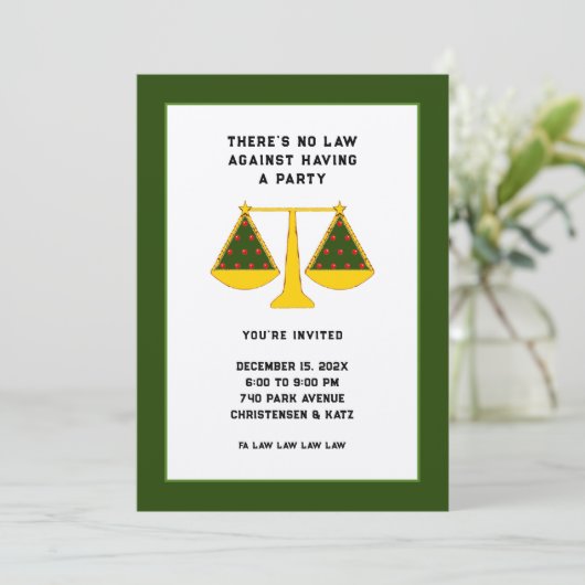 Advocaat Holiday Kaart (Staand voorkant)