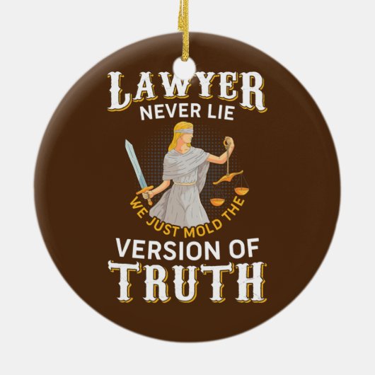 Advocaat houdt zich nooit uitsluitend bezig met de keramisch ornament (Achterkant)