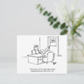 Advocaat Humor Briefkaart "Percenters" (Staand voorkant)