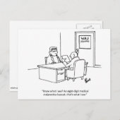 Advocaat Humor Briefkaart "Percenters" (Voorkant / Achterkant)