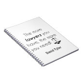 Advocaat humor notitieboek (Rechterzijde)