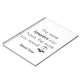 Advocaat humor notitieboek (Linkerzijde)