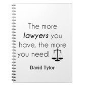 Advocaat humor notitieboek (Voorkant)