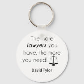 Advocaat humor sleutelhanger (Voorkant)